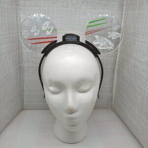 Disney Parks Star Wars Millennium Falcon/Tie Fighters Light Up Headband. Works.